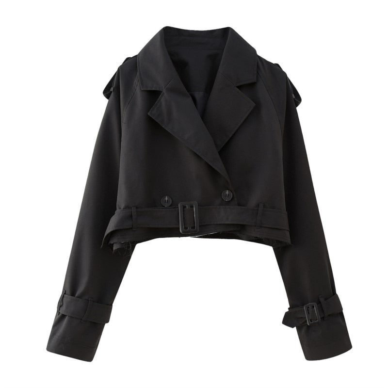 Women's short jacket with a chic design