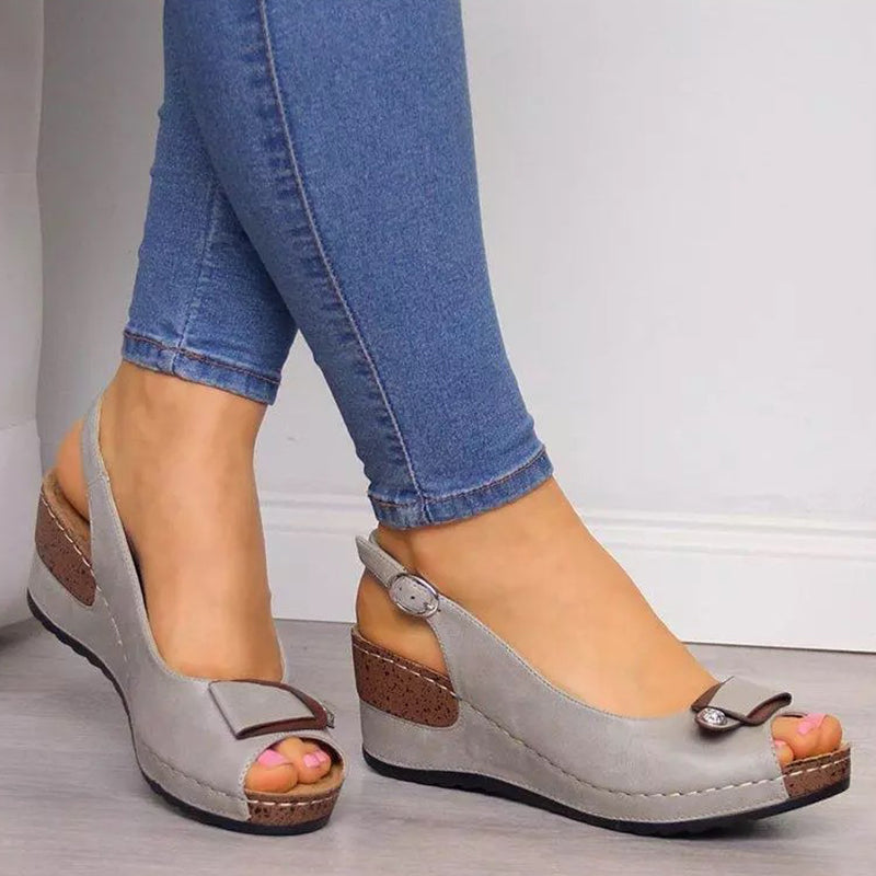 GR | Orthopedic heeled sandals for pain-free walking