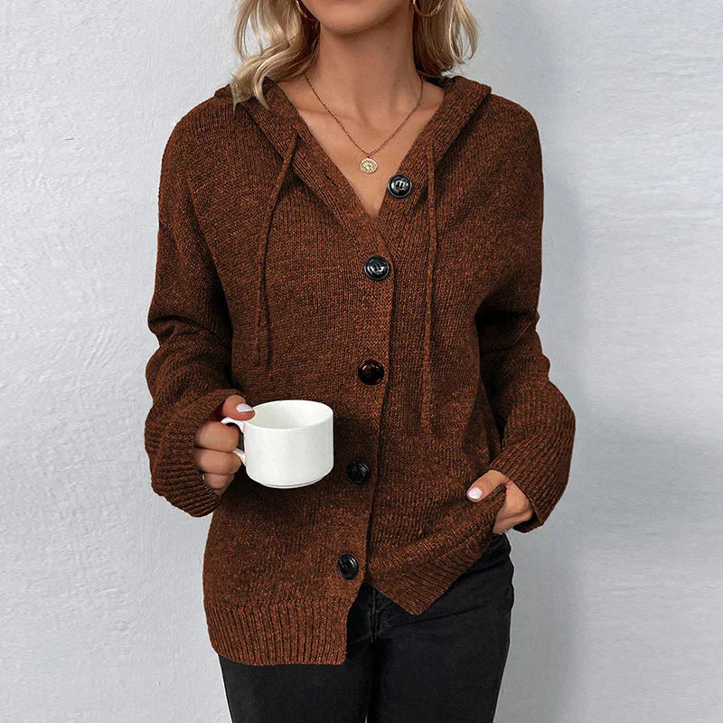 GR | Bequemer Hooded Cardigan