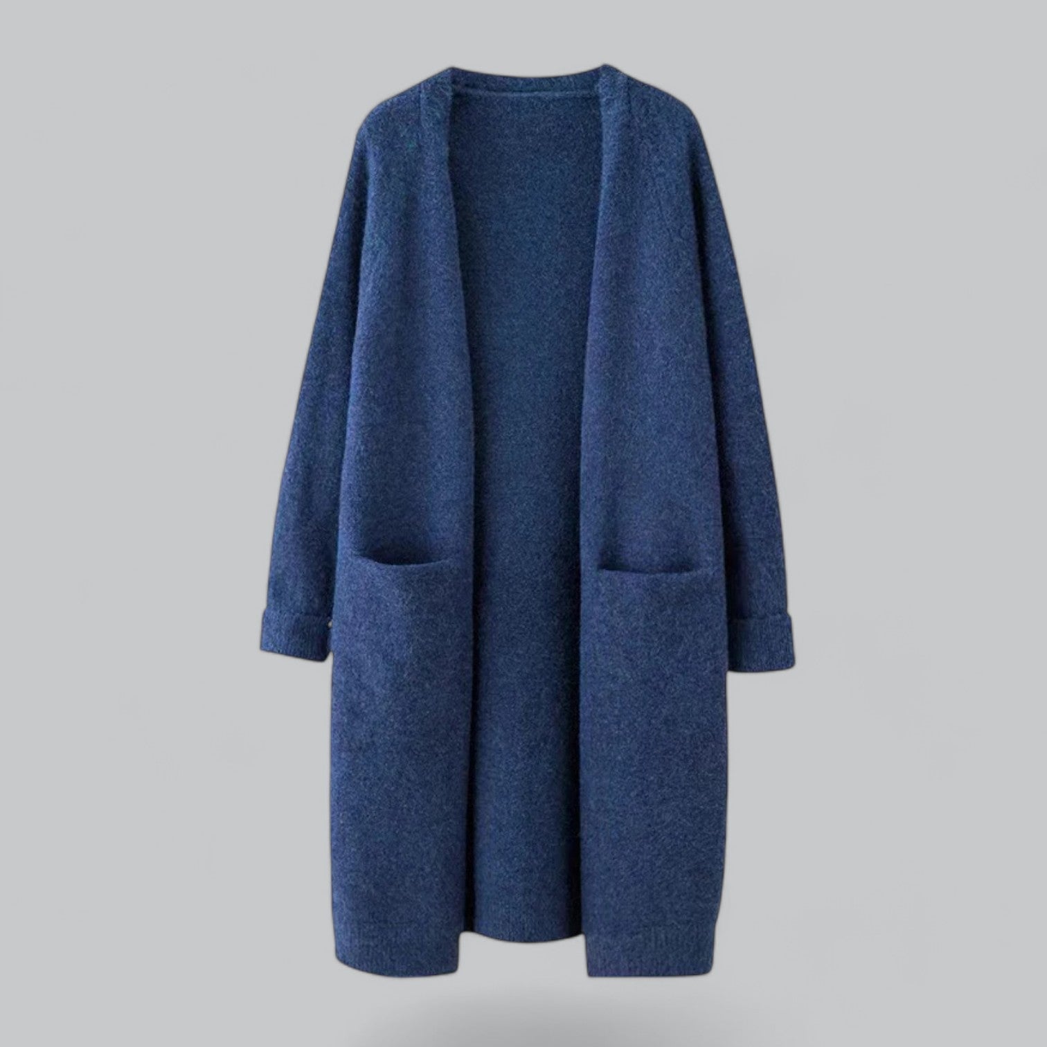 GR | Klassischer Langer Cashmere Strickjacke Für Frauen