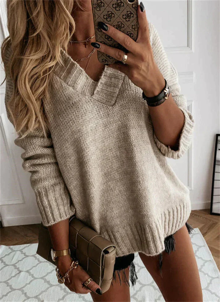 GR | V-Ausschnitt Pullover
