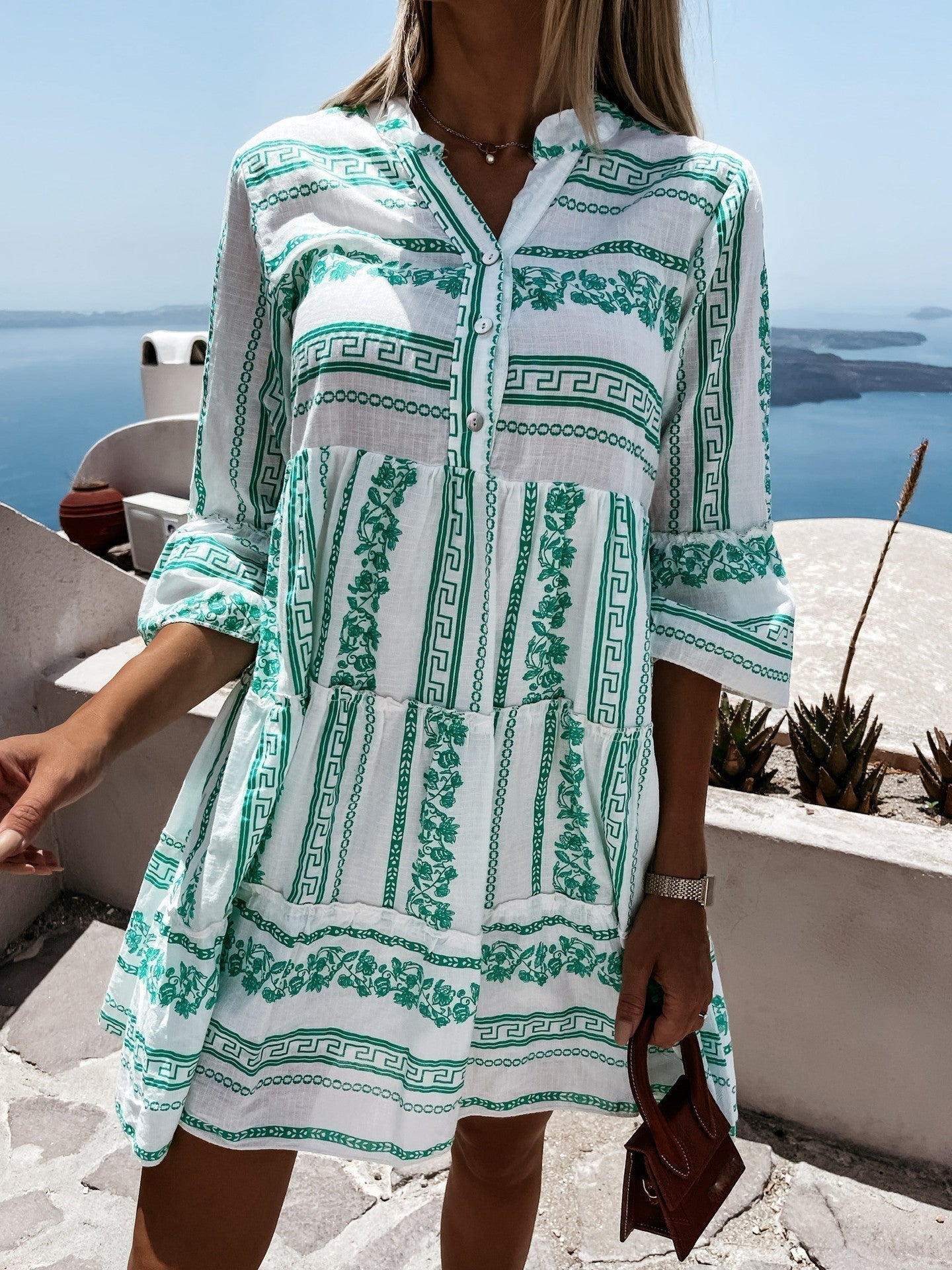 GR | Boho layered tunic dress Millana