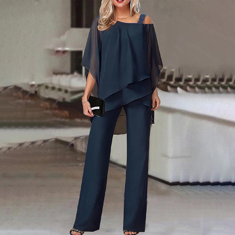 GR Jumpsuit | Elegant two-piece with cold shoulder
