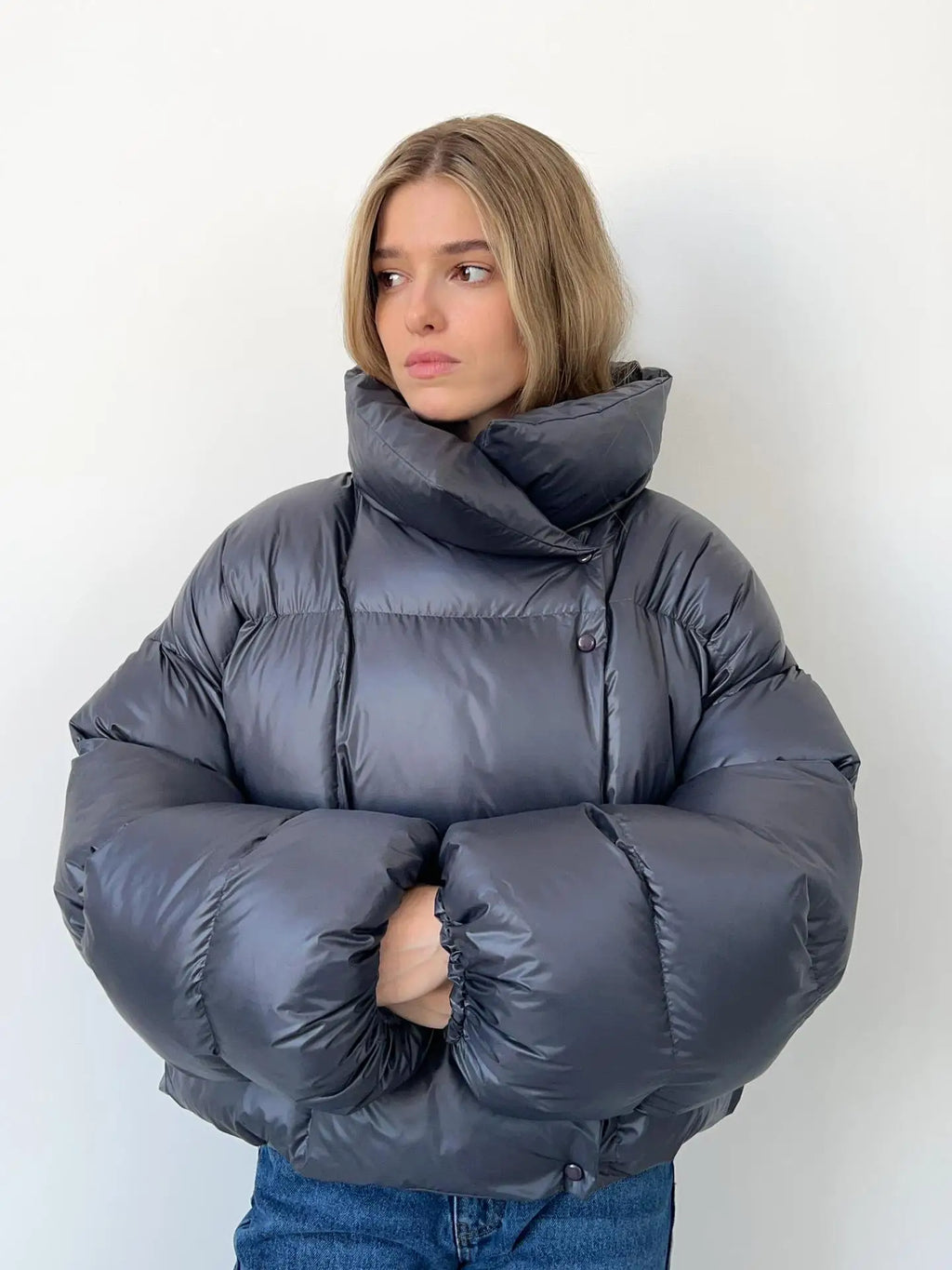 GR | Oversized puffer jacket