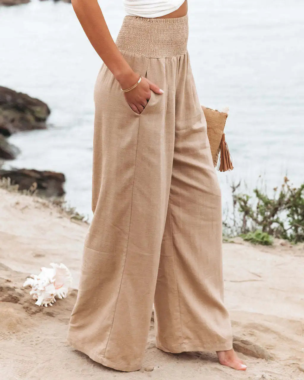 GR - Wide-leg trousers for women