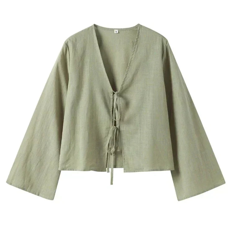 GR | Shirt with lacing