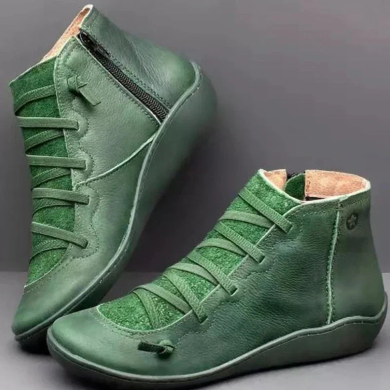 GR - Women's ankle boots made of PU leather