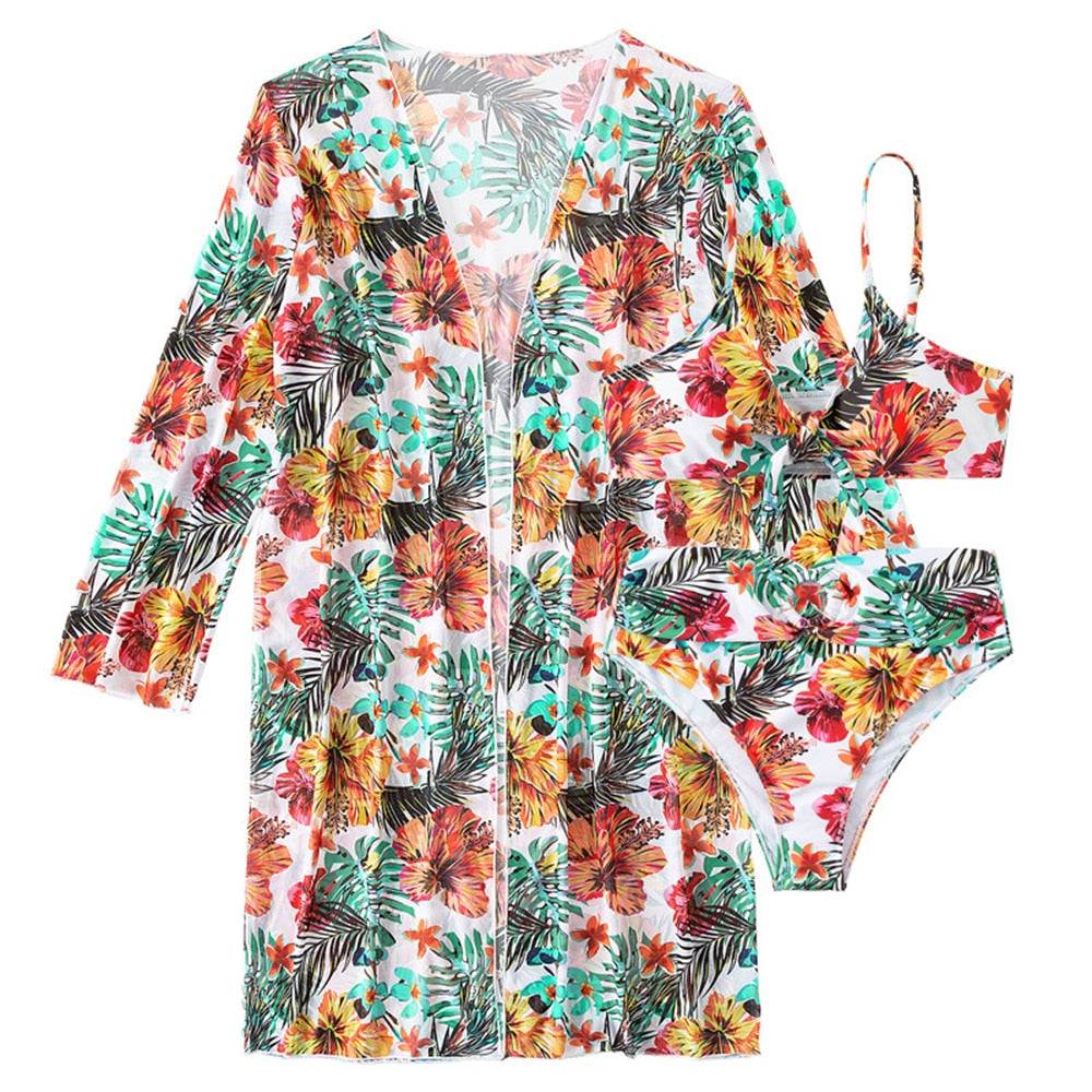 GR | Floral print bikini