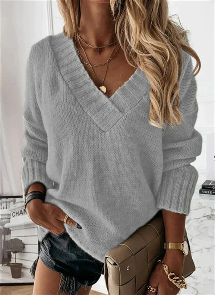 GR | V-Ausschnitt Pullover