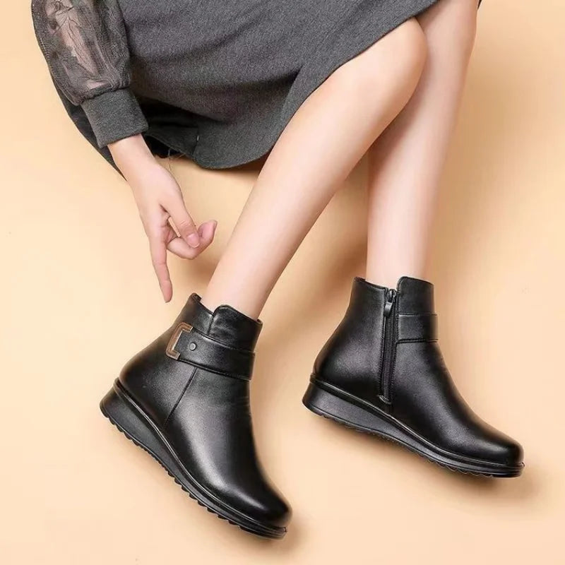 GR - Elegant ankle boots with warm lining