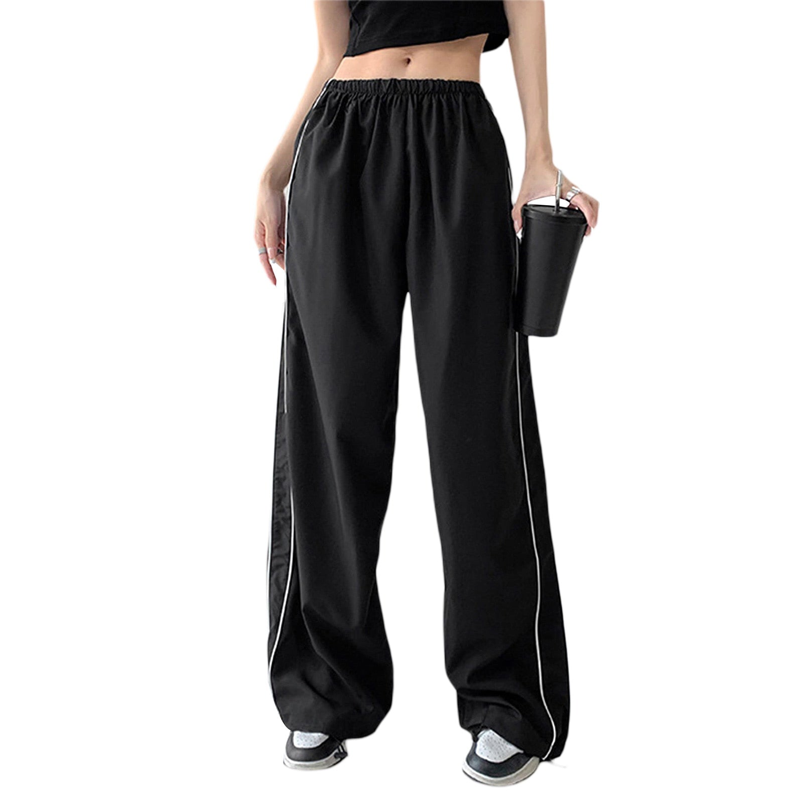 GR Generous Cargo Pants | Women's Drawstring Elastic Low Waist Parachute Pants