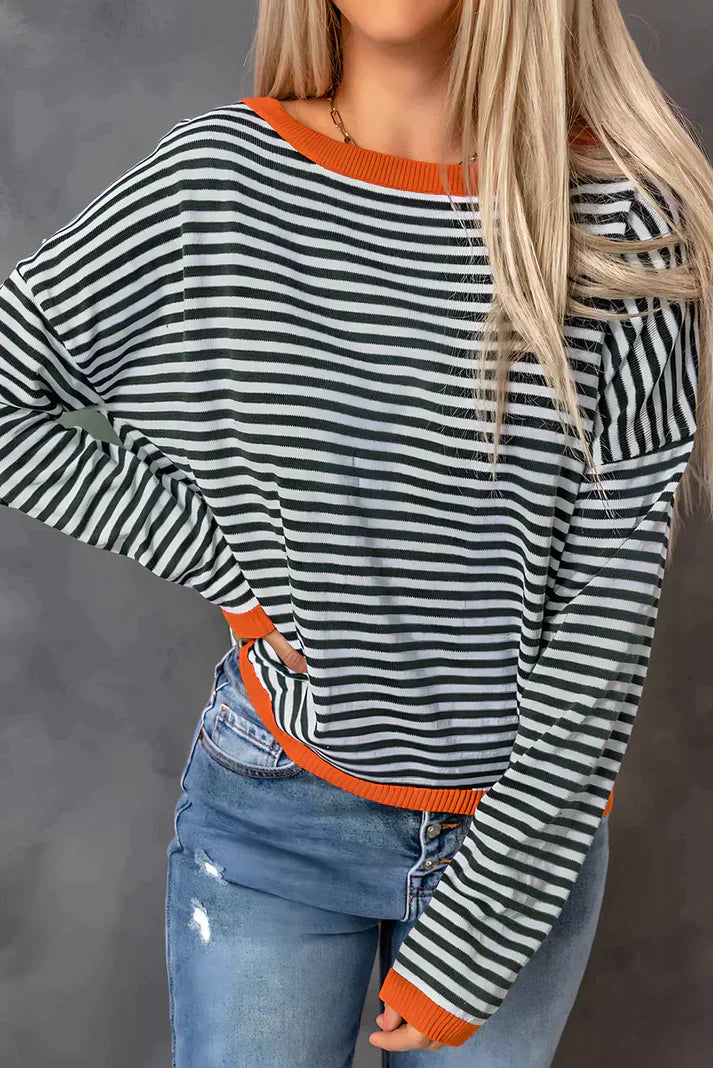 GR | Gestreifter Pullover