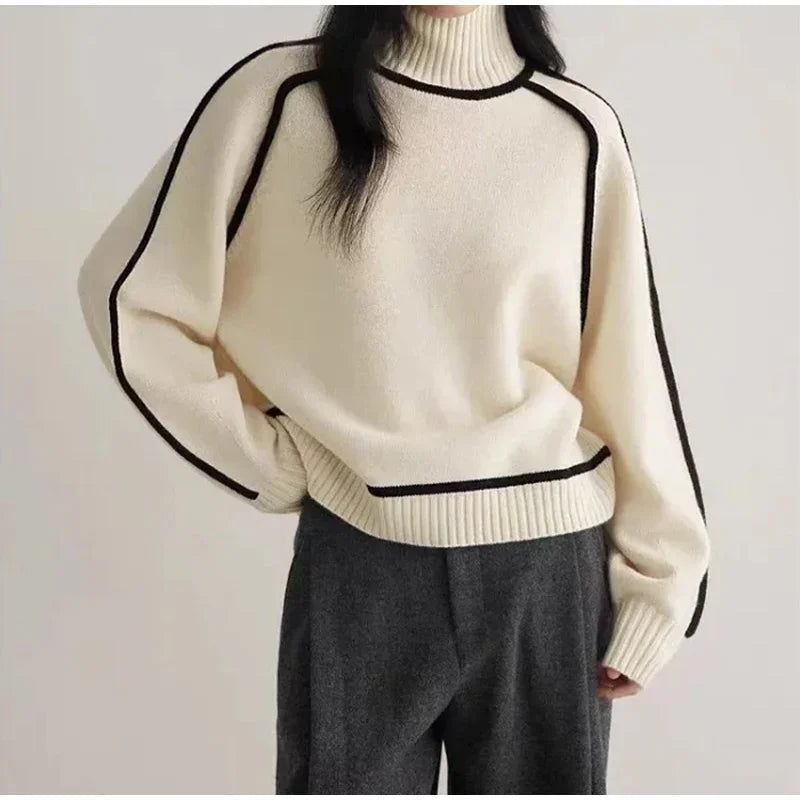 GR | Warme Damen Rollkragenpullover || Winter