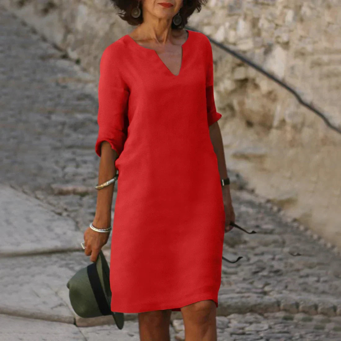 GR | Elegant knee-length dress