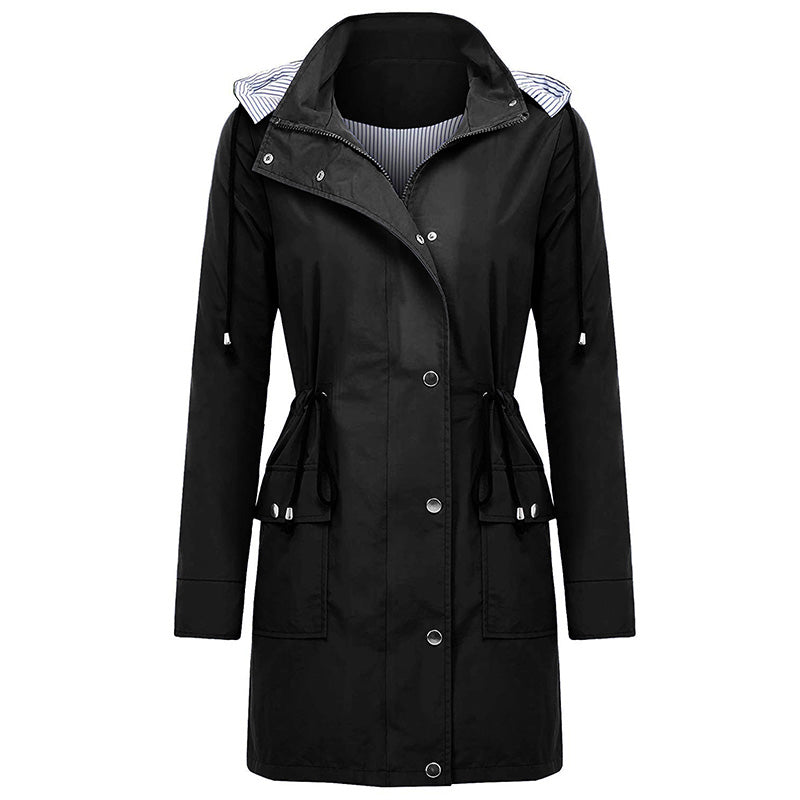 GR Wonder Hooded Waterproof Long Coat