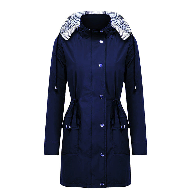 GR Wonder Hooded Waterproof Long Coat