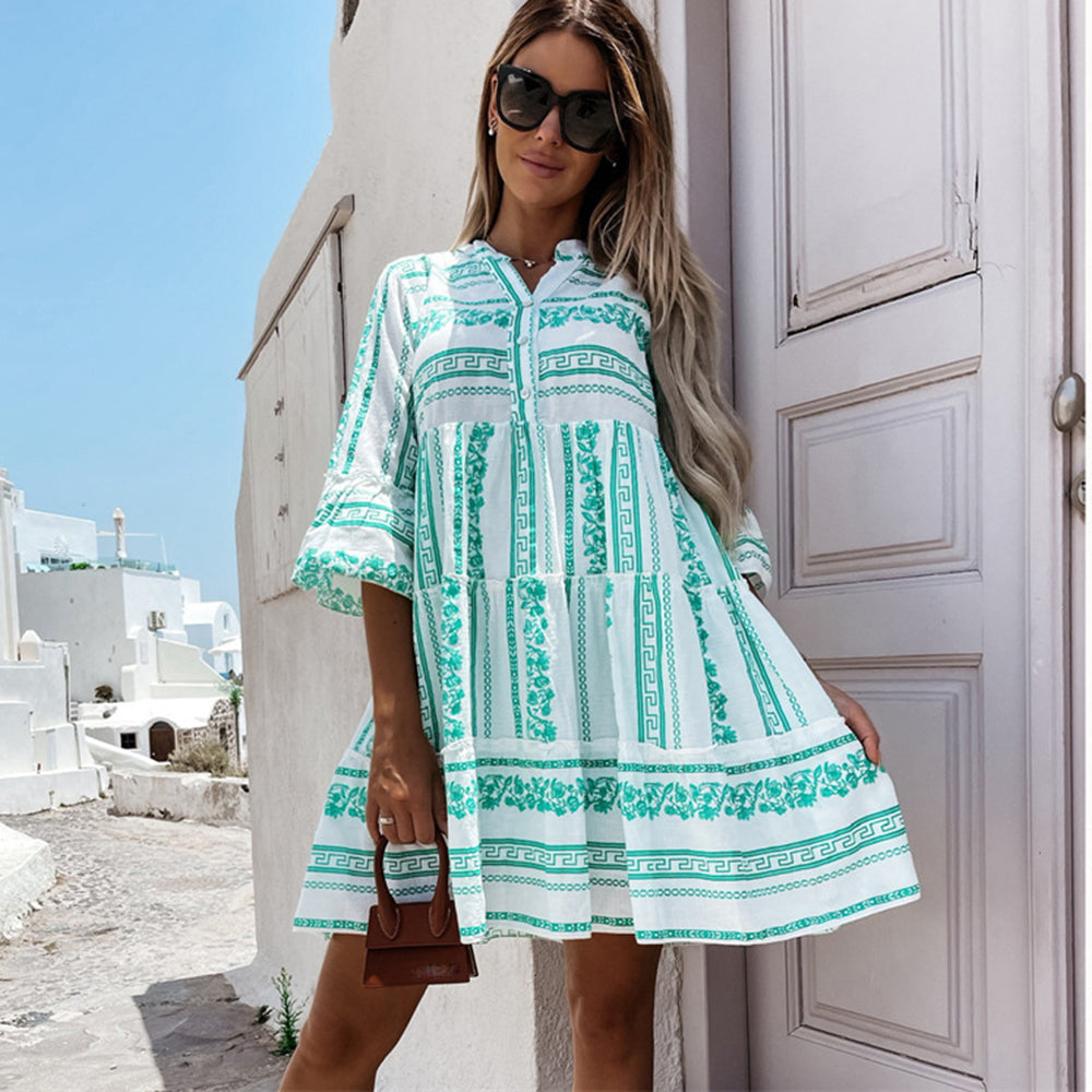 GR | Boho layered tunic dress Millana