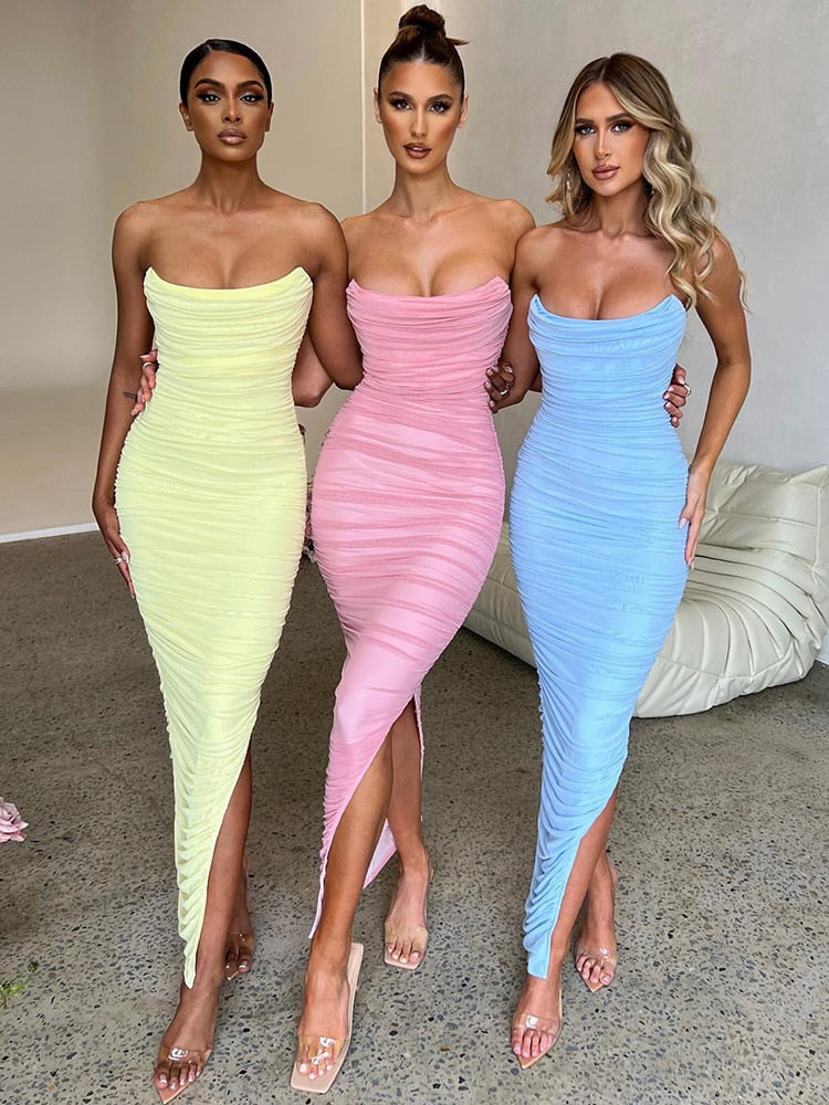 GR | Strapless Maxi Dress