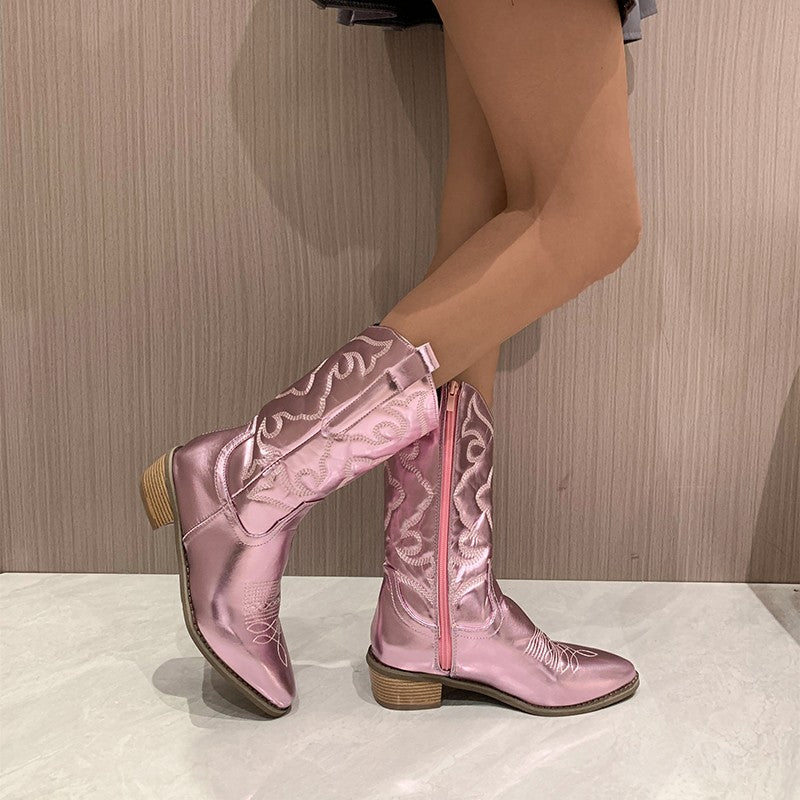 GR - stylish metallic chique laarzen
