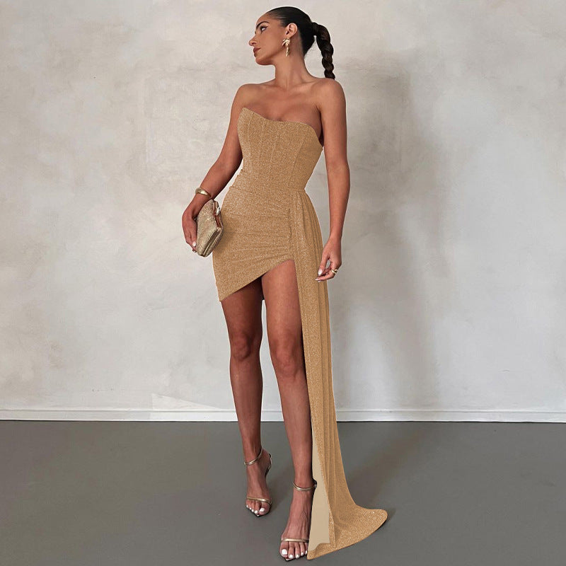 GR | Glitter-free strapless dress
