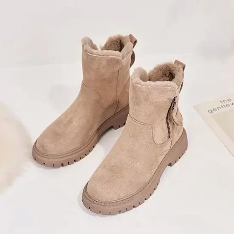 GR | Women's snow boots with plush lining