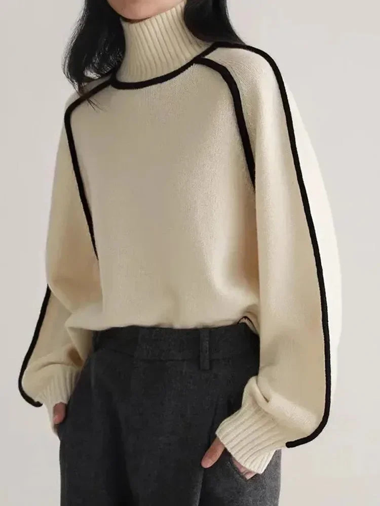 GR | Warme Damen Rollkragenpullover || Winter