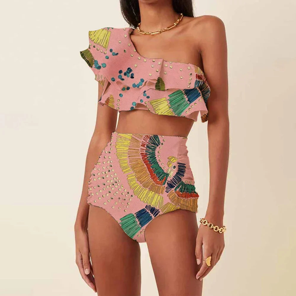 GR | Ruffled Bikini for Women - Trendy & Eye-catching