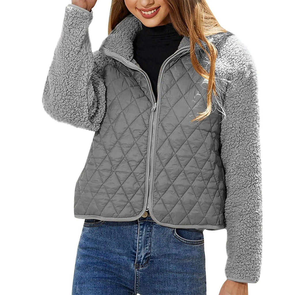 GR - Women's Bomber Jacket with Zipper
