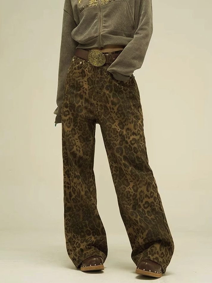 GR | Viral leopard print jeans