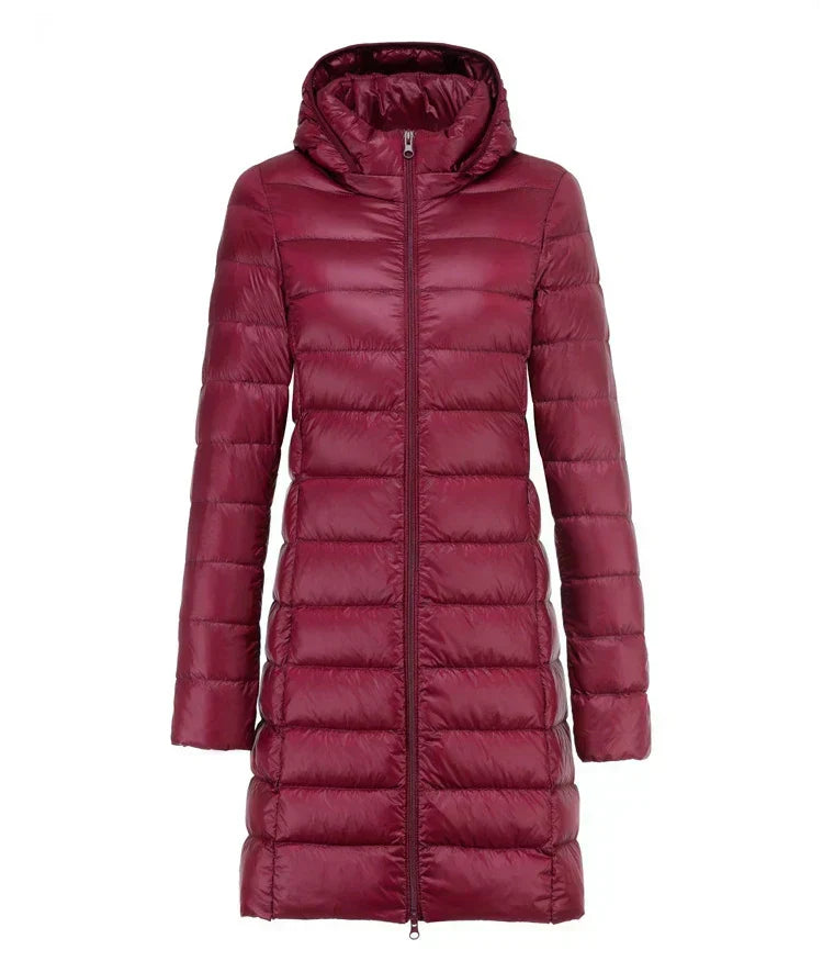 GR | Long lightweight down jacket