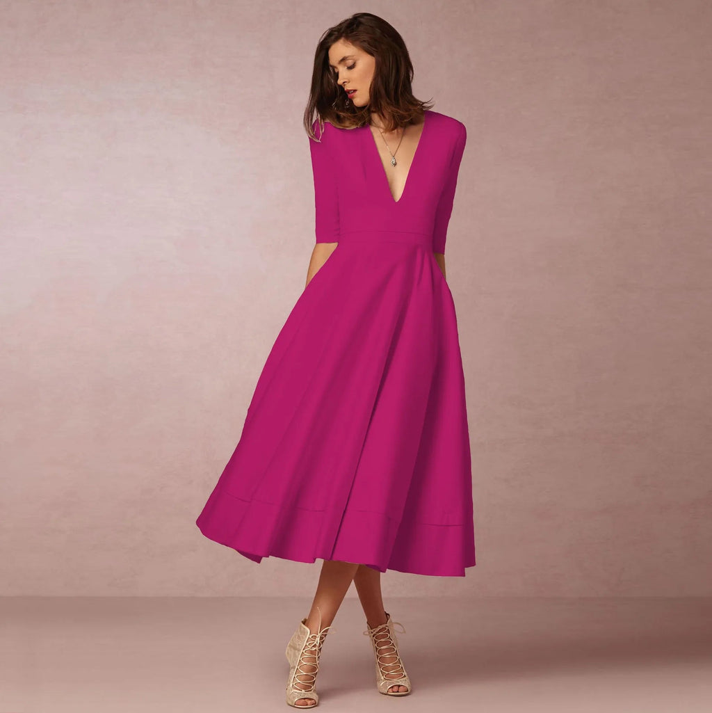 GR | Elegante Lange Damenkleid