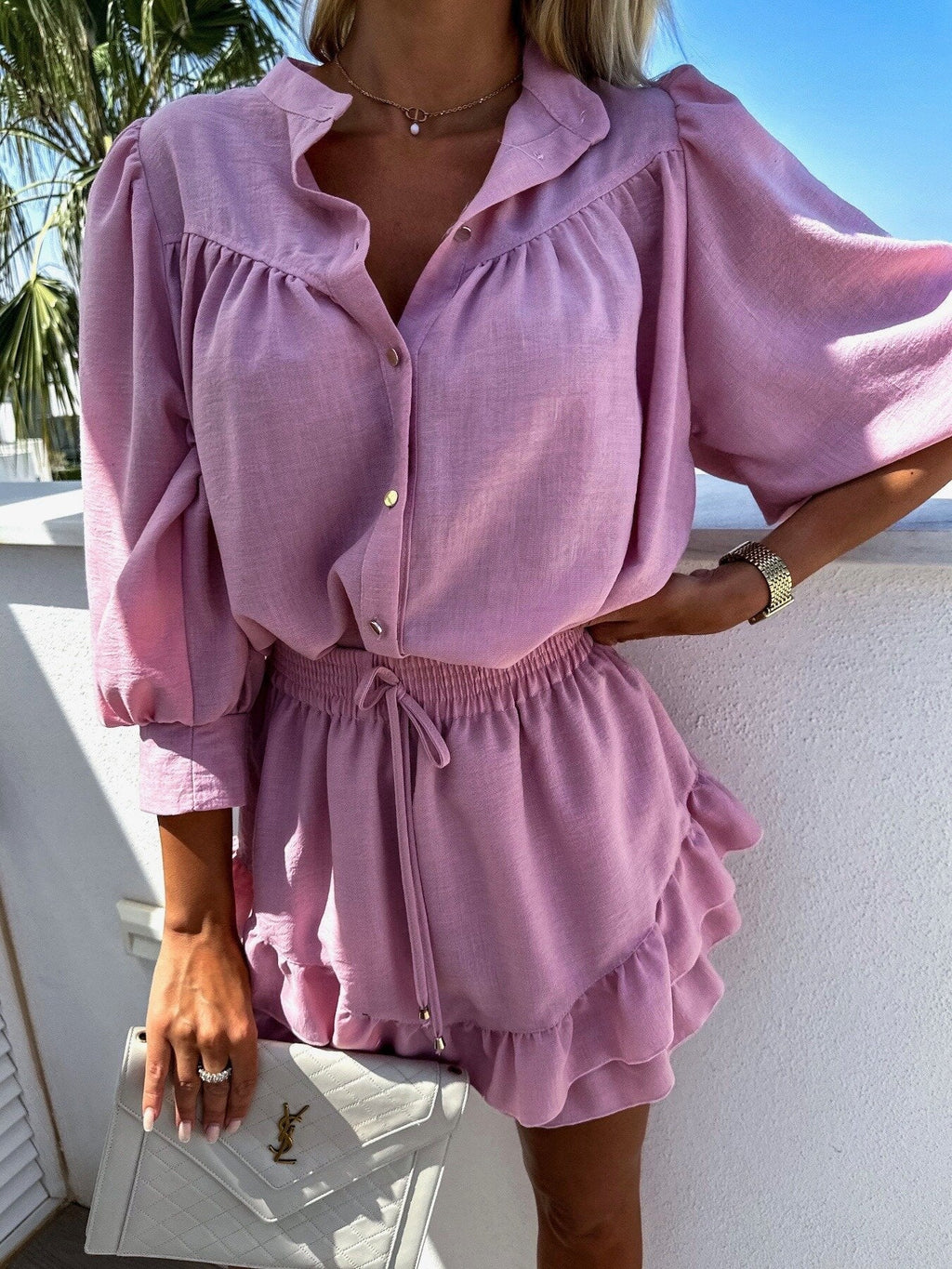 GR | Cotton Two-Piece Set for Women | Comfortable and Stylish Outfit