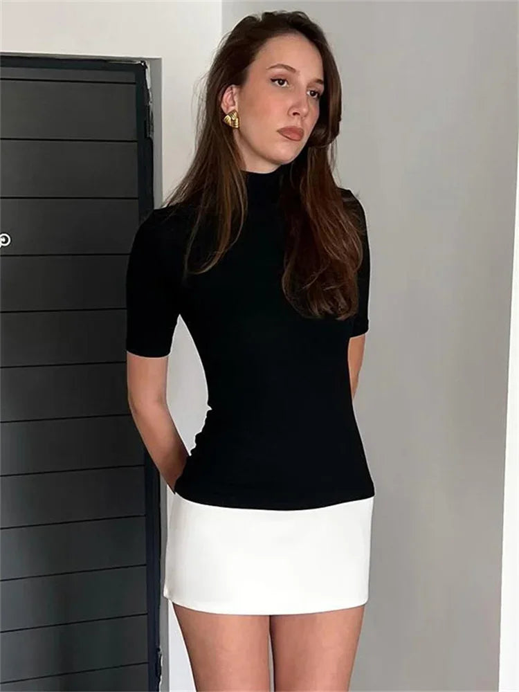 GR | Lässig Patchwork Mini Kleid