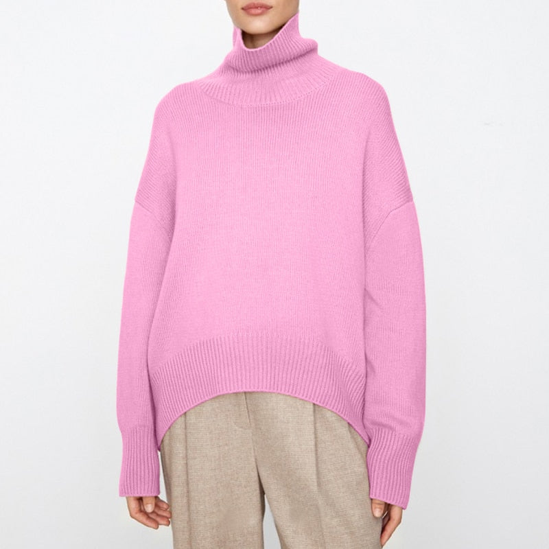 GR | Stylish Autumn Classic Turtleneck Sweaters for Women