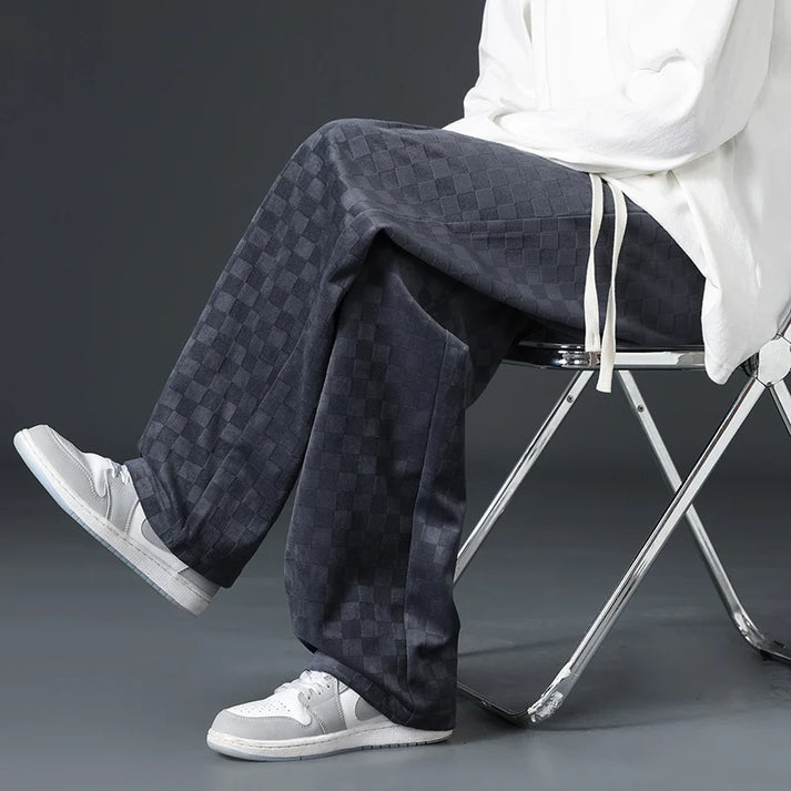 GR | Stylische Jogginghose Mit Karomuster