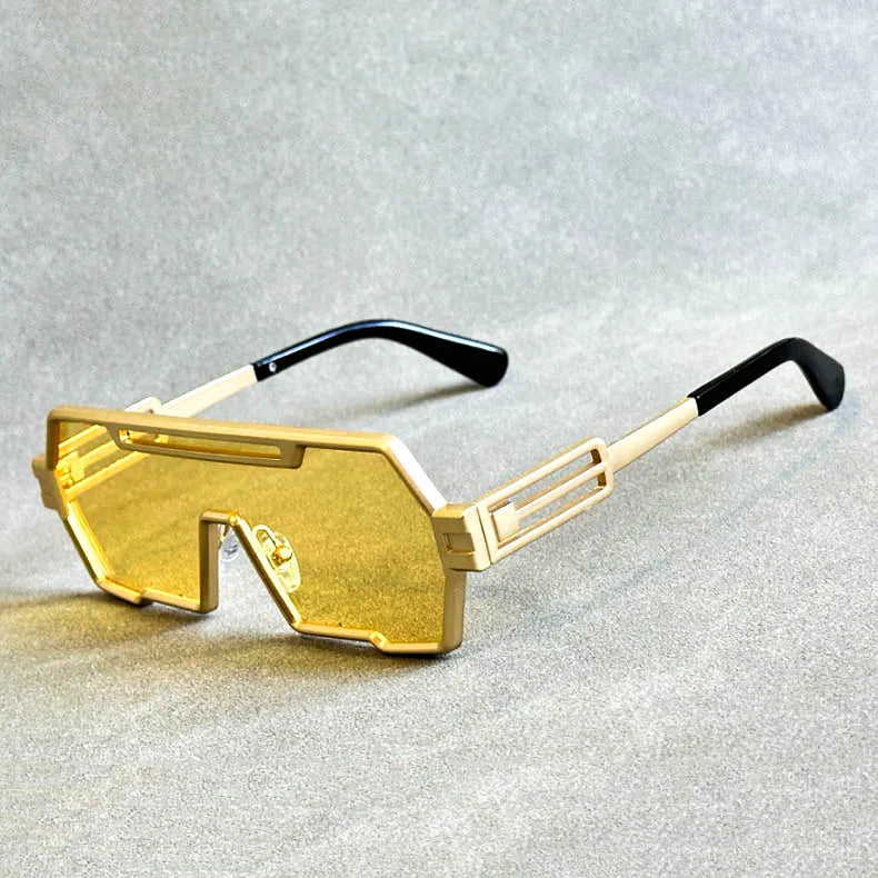 GR | Cyberpunk Shield Sunglasses - Stylish & Futuristic