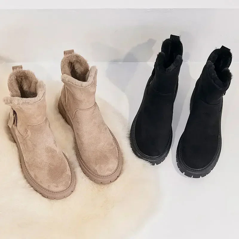 GR | Women's snow boots with plush lining