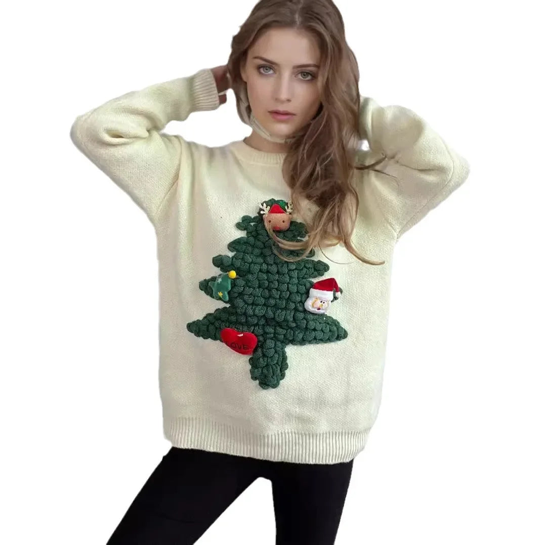 GR - Ugly Christmas sweater - Hyggelig trøje with 3D details and juletema 