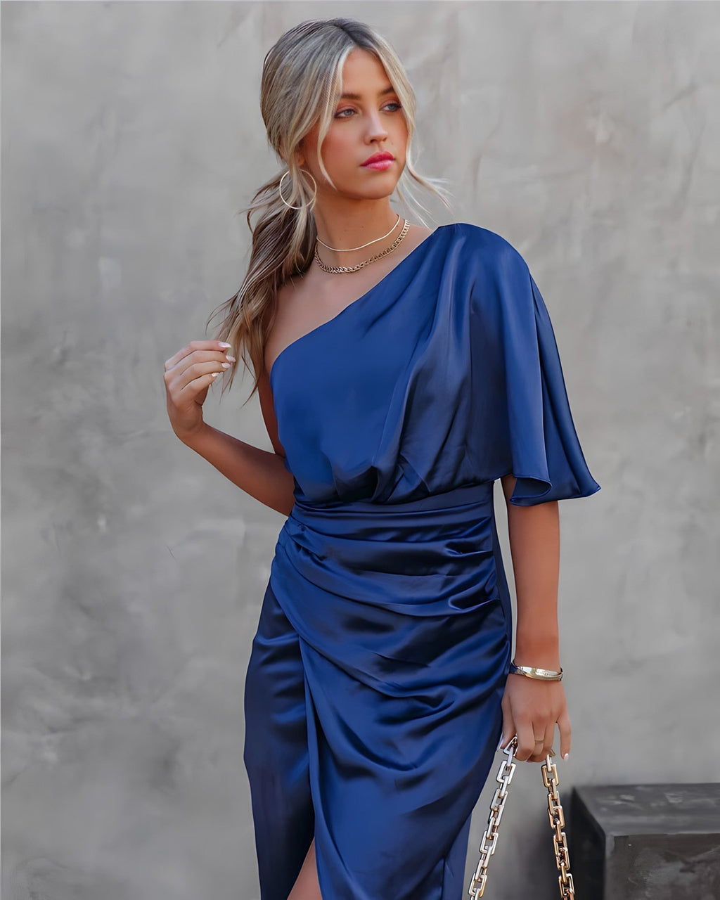 Royal ruffle elegance dress
