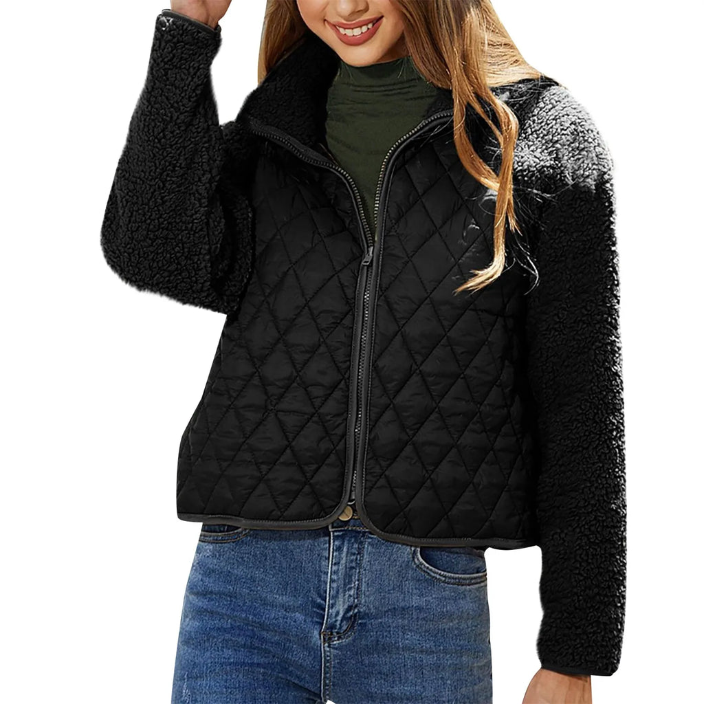 GR - Women's Bomber Jacket with Zipper