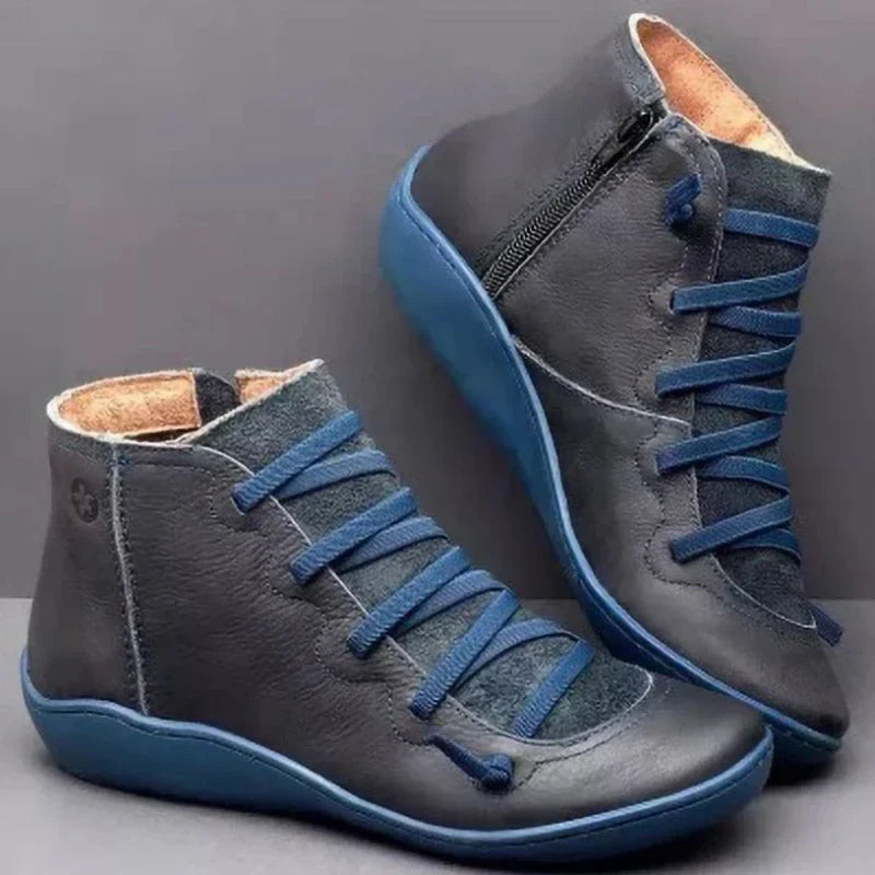 GR - Women's ankle boots made of PU leather