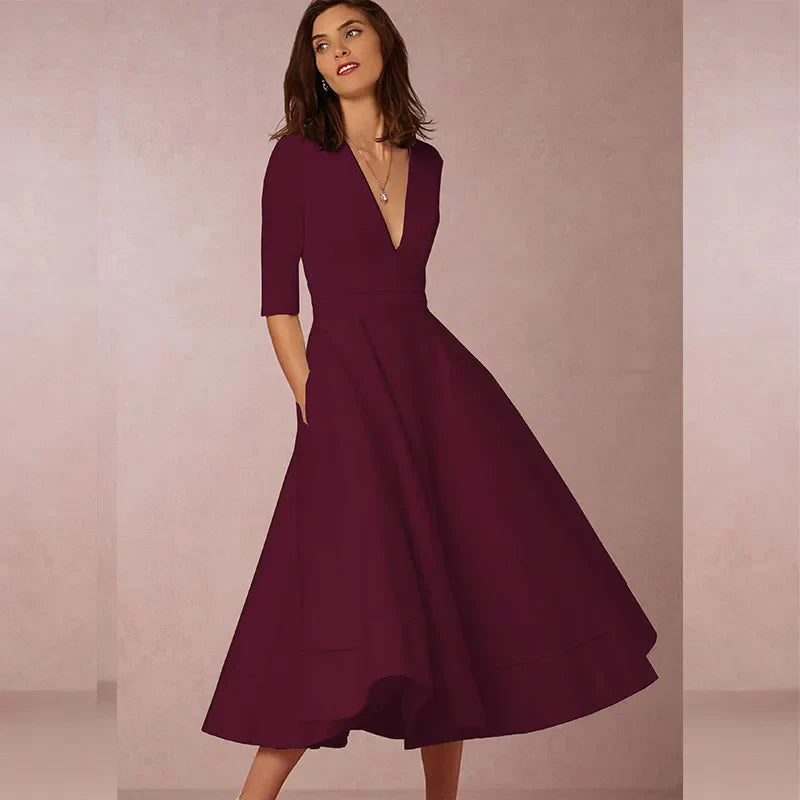 GR | Zeitloses Swingkleid Im Stil Der 60er