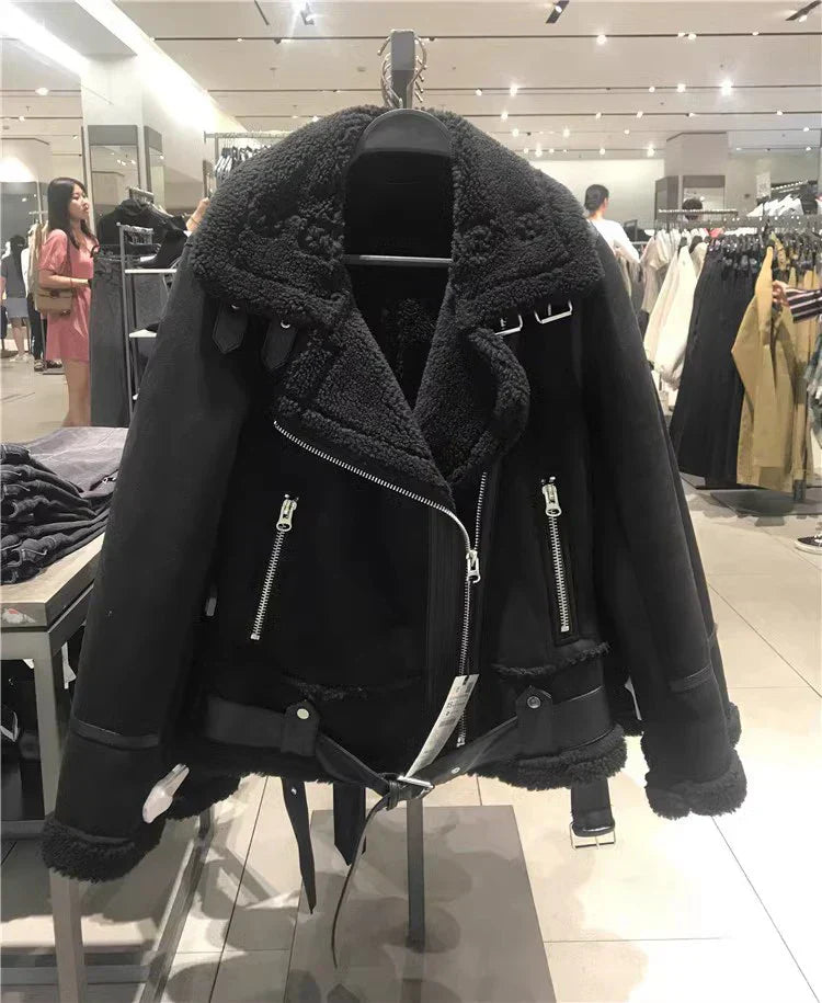 GR - Thick Warm Suede Jacket