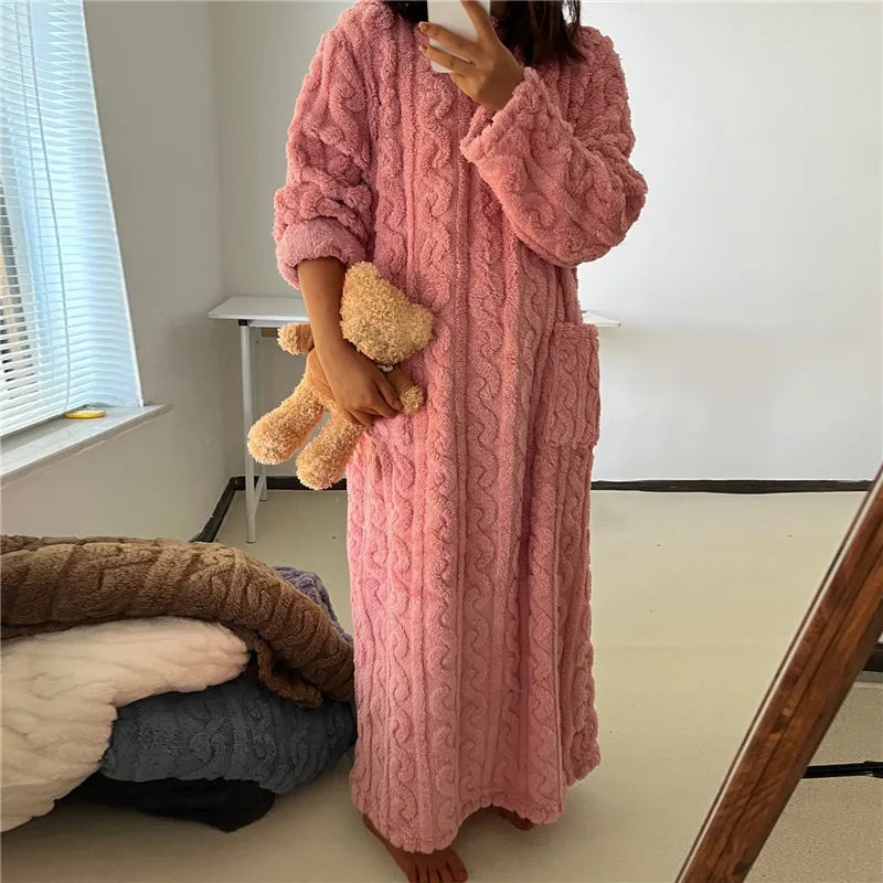 GR | Fleece Teddy Dress