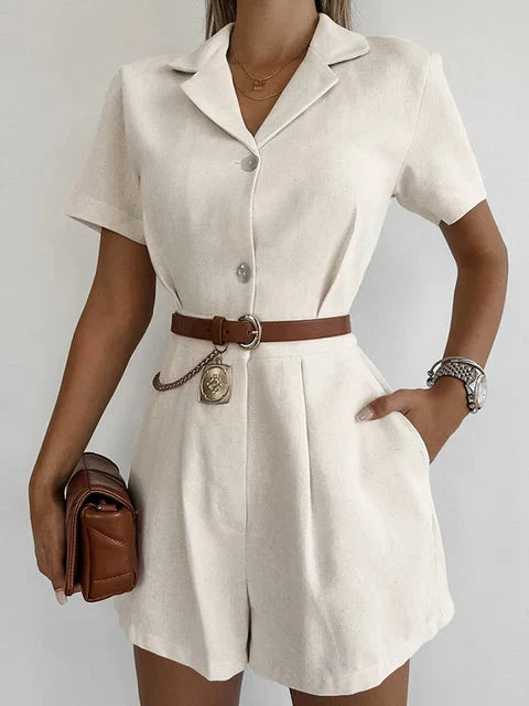 Summer Linen Jumpsuit