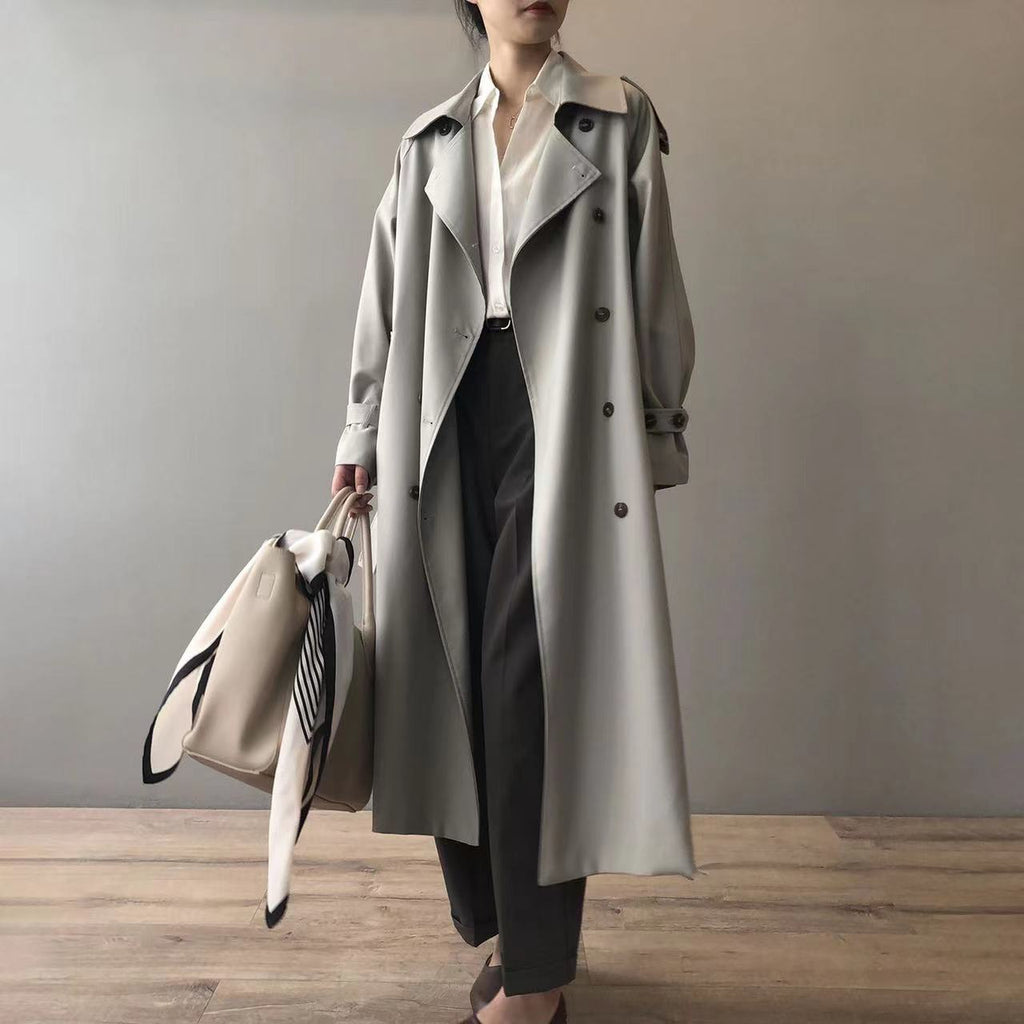 Double-breasted windbreaker