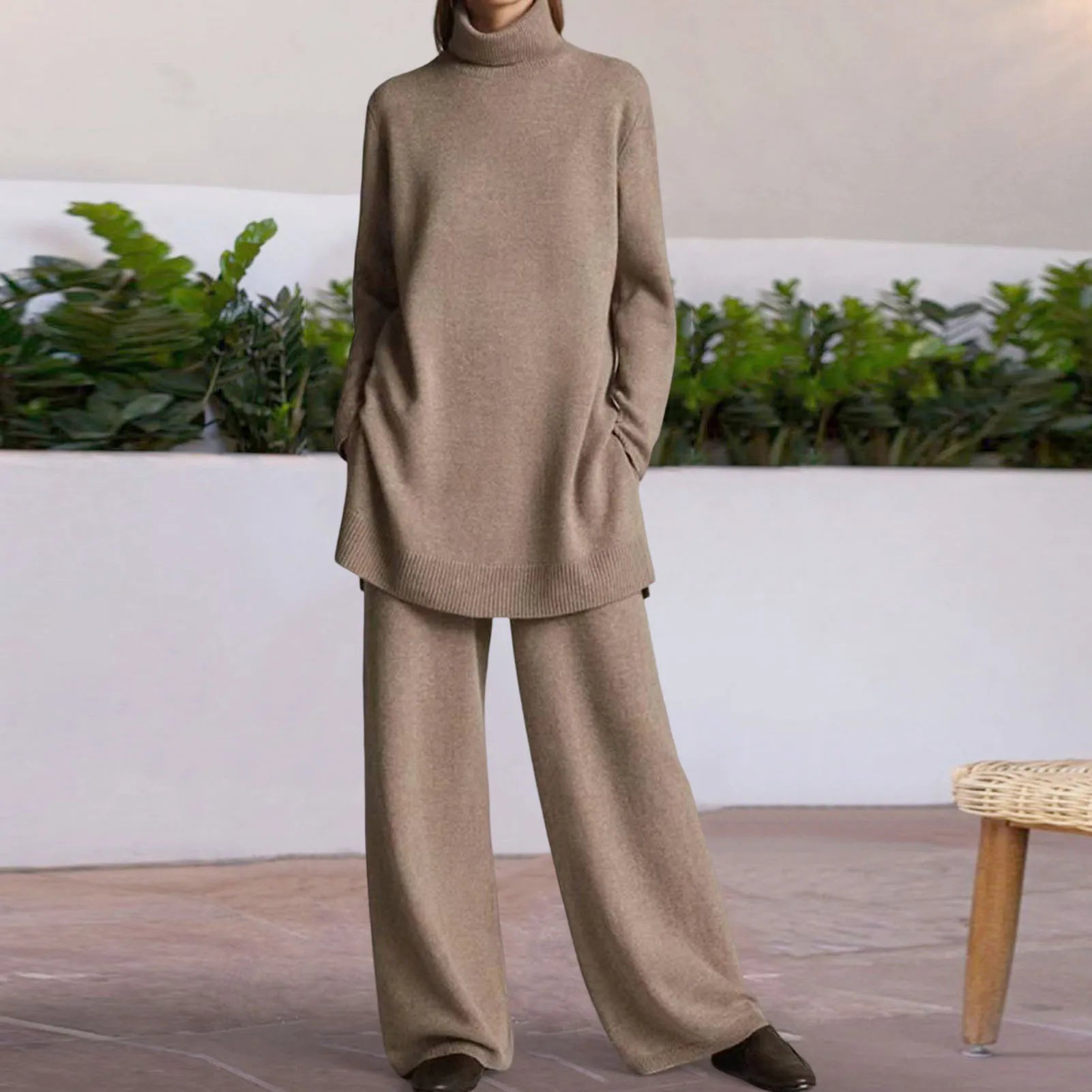 GR casual knitwear set