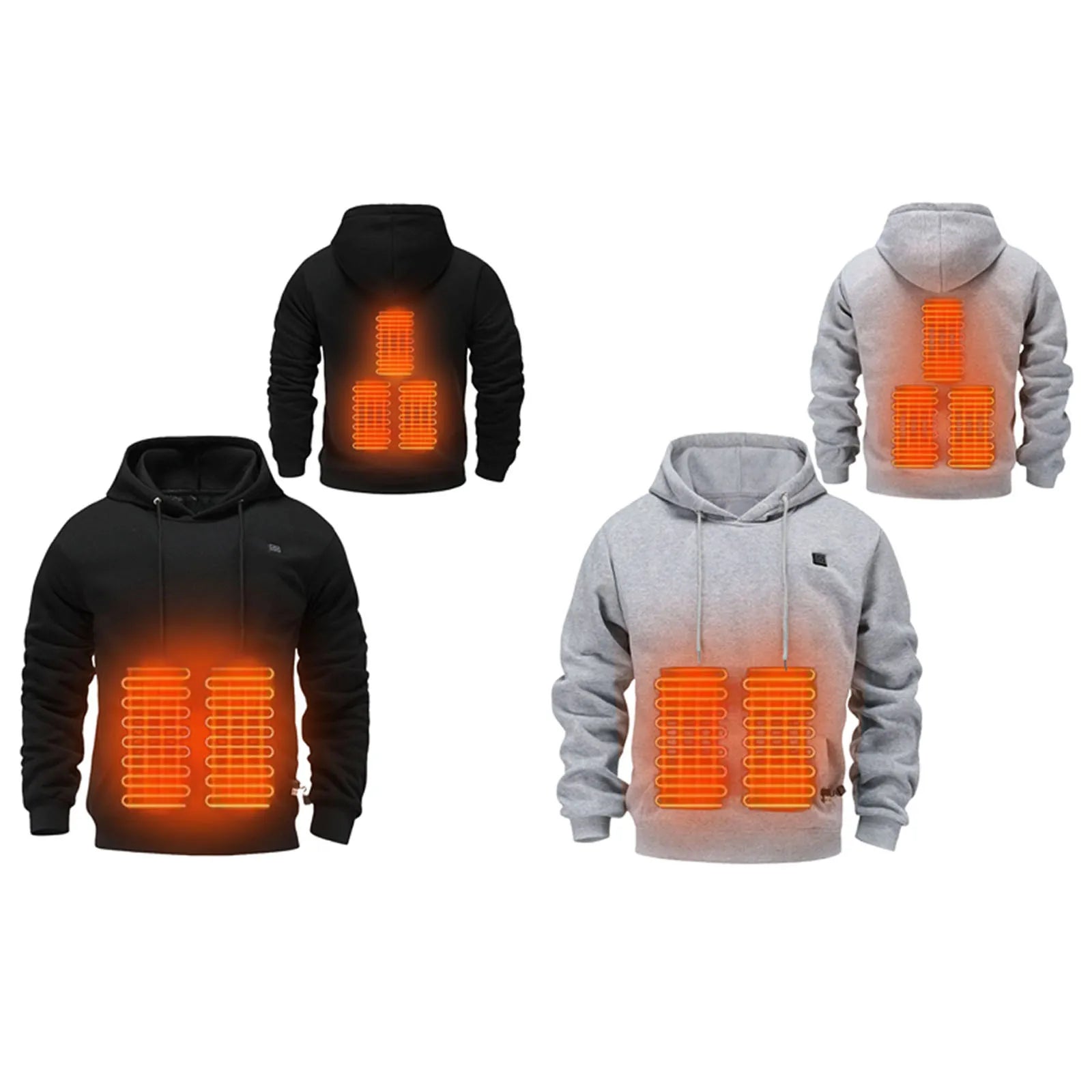 GR - Winter-Hoodie mit USB-Heizung