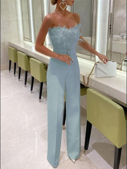 GR Elegant Long Jumpsuit - Seductive Party Fashion