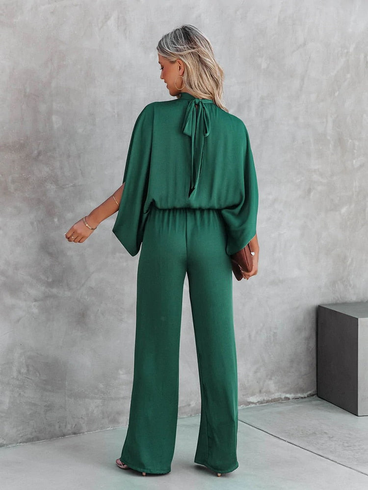 GR | Flowing Elegant Wide-Leg Jumpsuit